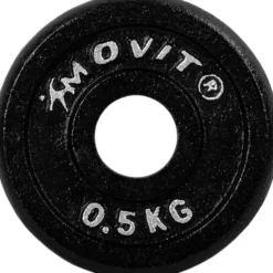 MOVIT Hantelscheiben Set 30/31 mm 2 - 40 kg Schwarz Clearance
