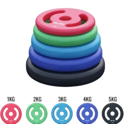 Gorilla Sports Hantelscheiben Set Neopren 2 - 10 kg Grün Sale