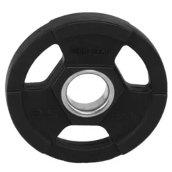 Gorilla Sports Hantelscheibe Profi 2" (50/51 mm) Olympia Kunststoff Gripper Schwarz Discount