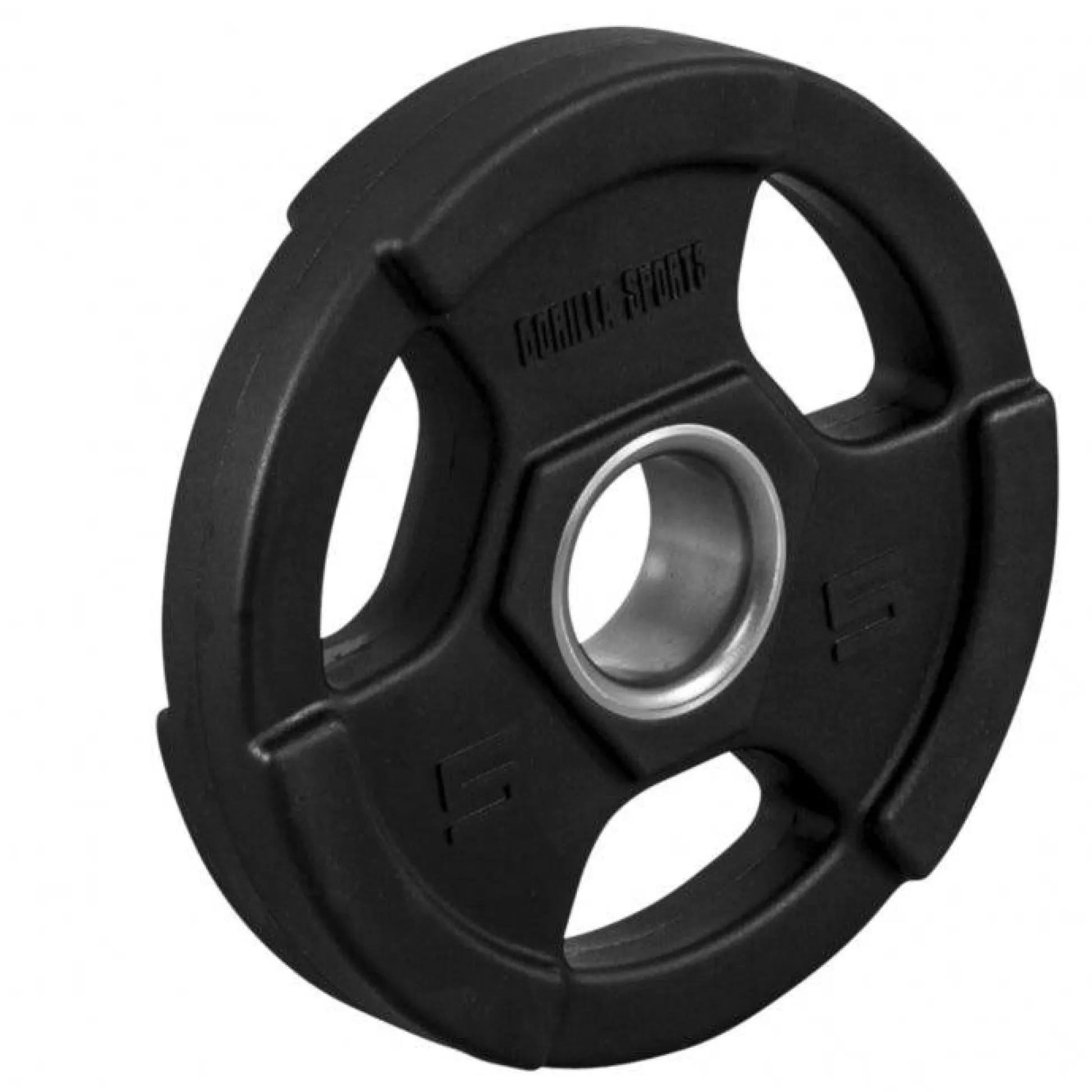 Gorilla Sports Hantelscheibe Profi 2" (50/51 mm) Olympia Kunststoff Gripper Schwarz Online