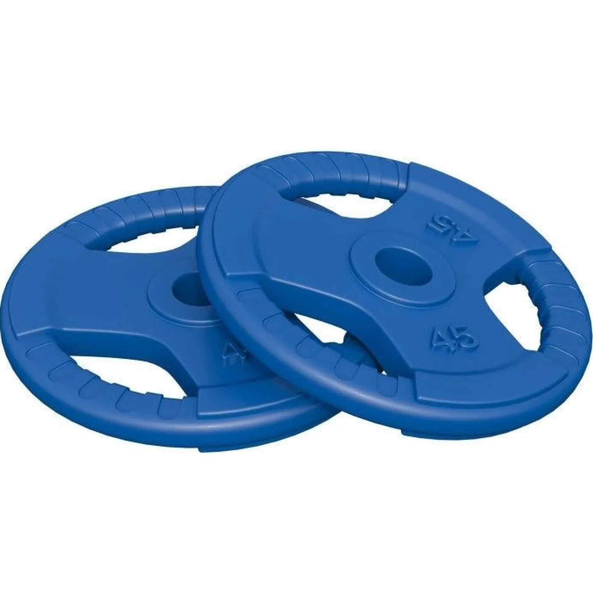 Gorilla Sports Hantelscheibe 2 Zoll (50/51 mm) ⌀ Olympia Gummi Gripper Hellgrün Hot