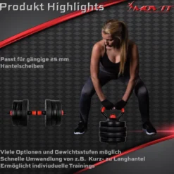 MOVIT Hantelset 6in1 20 - 30 kg Hot