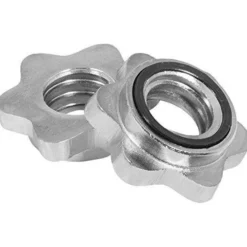 Gorilla Sports Hantelset mit Kurzhanteln und SZ-Hantelstange Silber