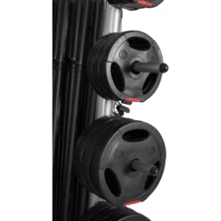 Gorilla Sports Hantelständer für Hantelstangen und Hantelscheiben 30 mm Schwarz Outlet