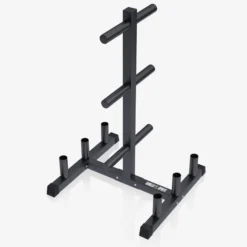 Gorilla Sports Hantelständer Olympia für 6 Hantelstangen mit 6 Scheibenaufnahmen Schwarz Outlet