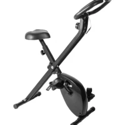 Gorilla Sports Heimtrainer Fahrrad X-Frame klappbar Schwarz Outlet