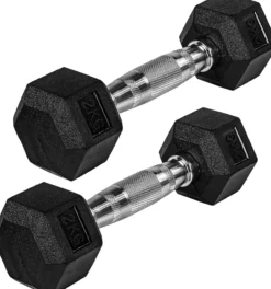 MOVIT Hexagon Kurzhantel Set 4 - 60 kg Schwarz Online