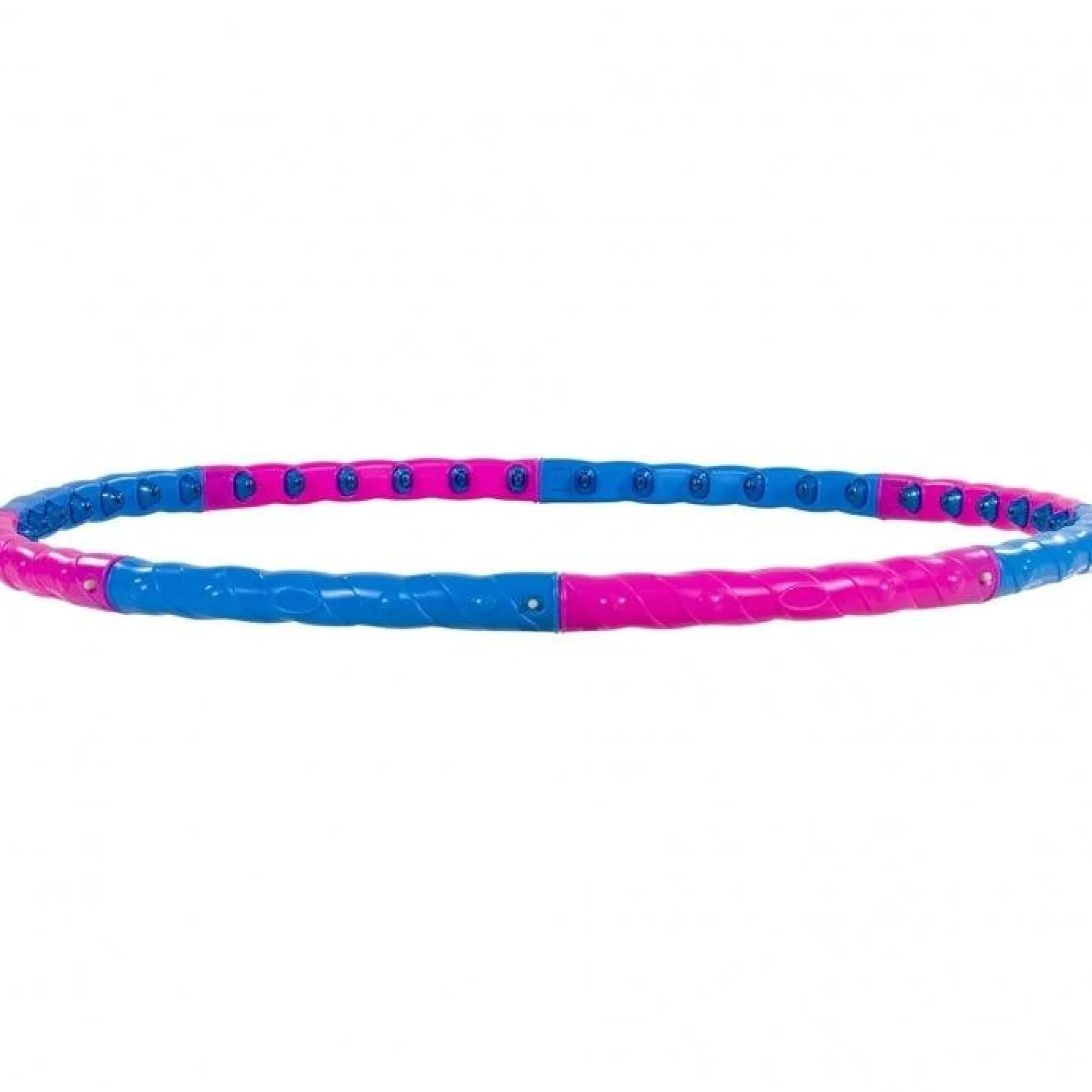 MOVIT Hip Hoop Reifen, Massagenoppen und Magnete, Ø 96 - 110 cm Schwarz / Gelb Hot