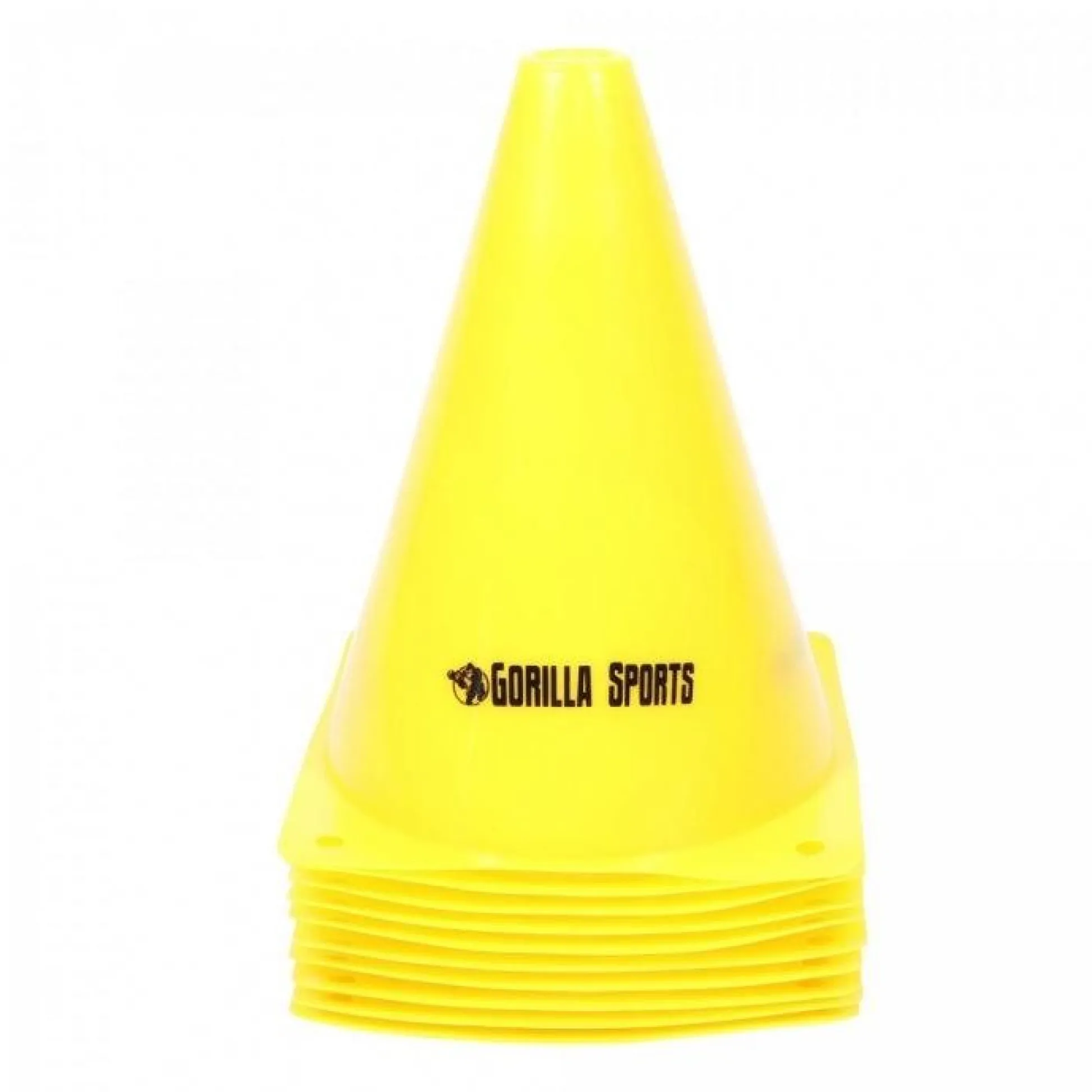 Gorilla Sports Hütchen 10-er Set Pylone 17 cm - 30 cm Orange Discount