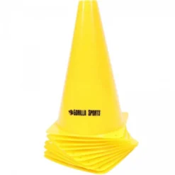 Gorilla Sports Hütchen 10-er Set Pylone 17 cm - 30 cm Orange Discount