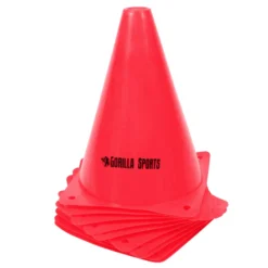 Gorilla Sports Hütchen 10-er Set Pylone 17 cm - 30 cm Orange Online