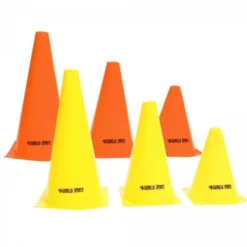 Gorilla Sports Hütchen 10-er Set Pylone 17 cm - 30 cm Gelb Online