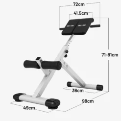 Gorilla Sports Hyperextension klappbar Schwarz Best