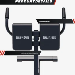 Gorilla Sports Hyperextension klappbar und verstellbar Schwarz New