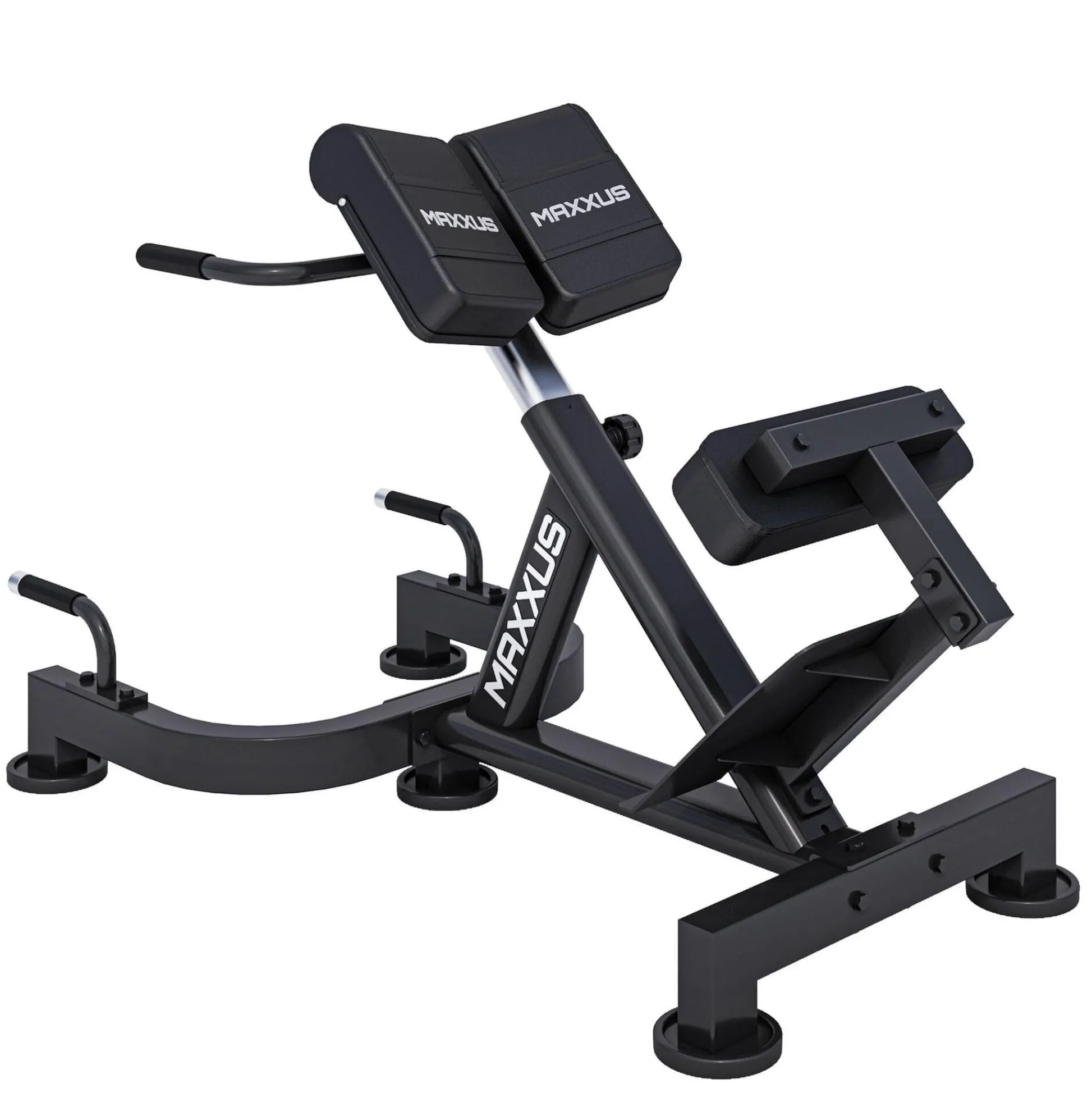 MAXXUS Hyperextension Rückentrainer PRO Schwarz / Blau Discount
