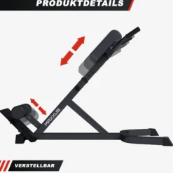 MAXXUS Hyperextension Rückentrainer Schwarz Sale