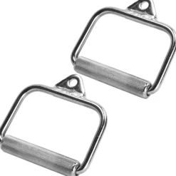 Gorilla Sports Kabelzug Griff Einhand drehbar Silber