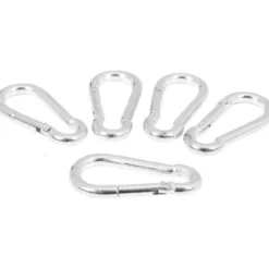 Gorilla Sports Karabiner 7 mm im 5er Set Silber Best