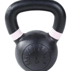 Gorilla Sports Kettlebell aus Gusseisen mit Farbmarkierung 4 - 32 kg Schwarz / Pink New