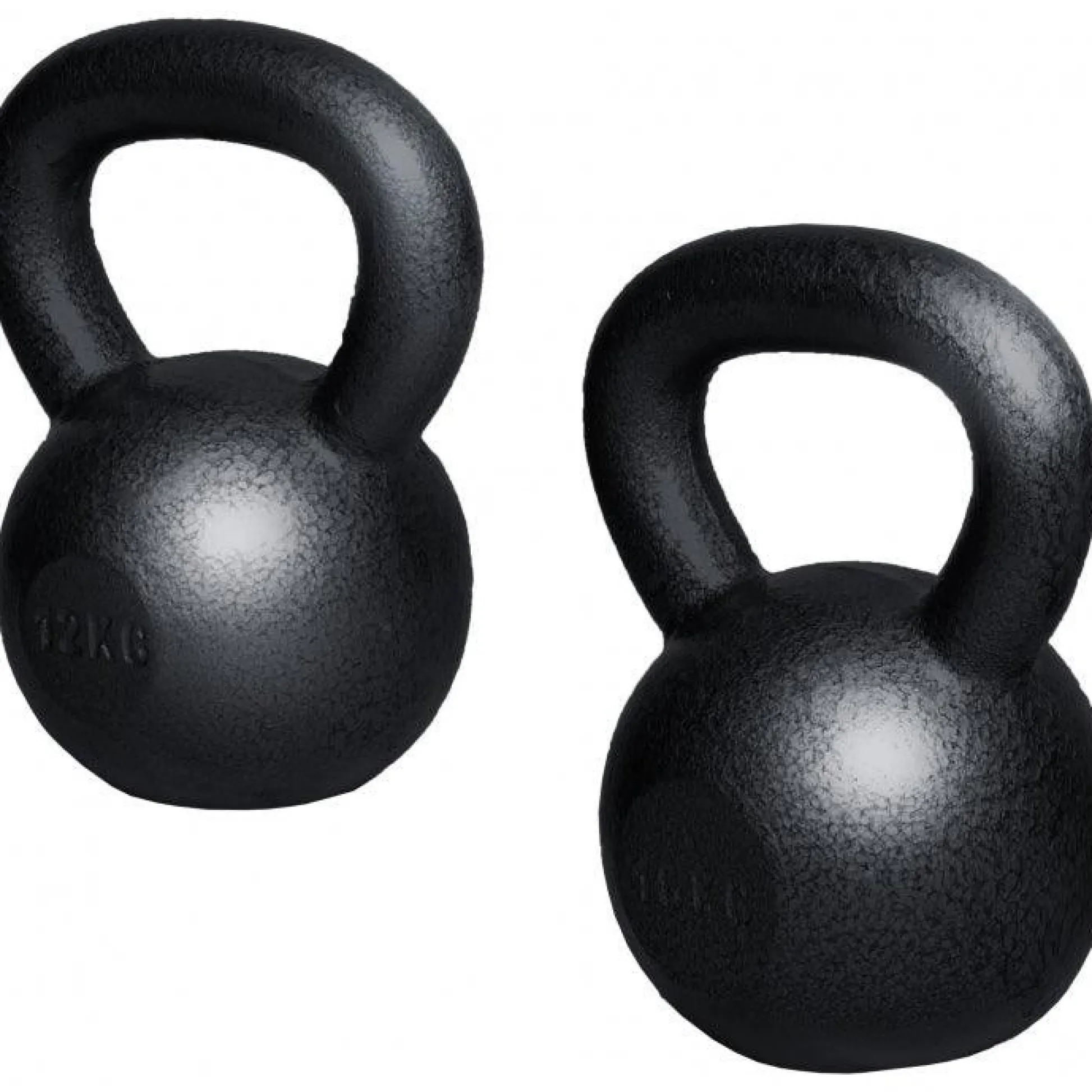 Gorilla Sports Kettlebell Gusseisen 2 - 32 kg Schwarz Outlet