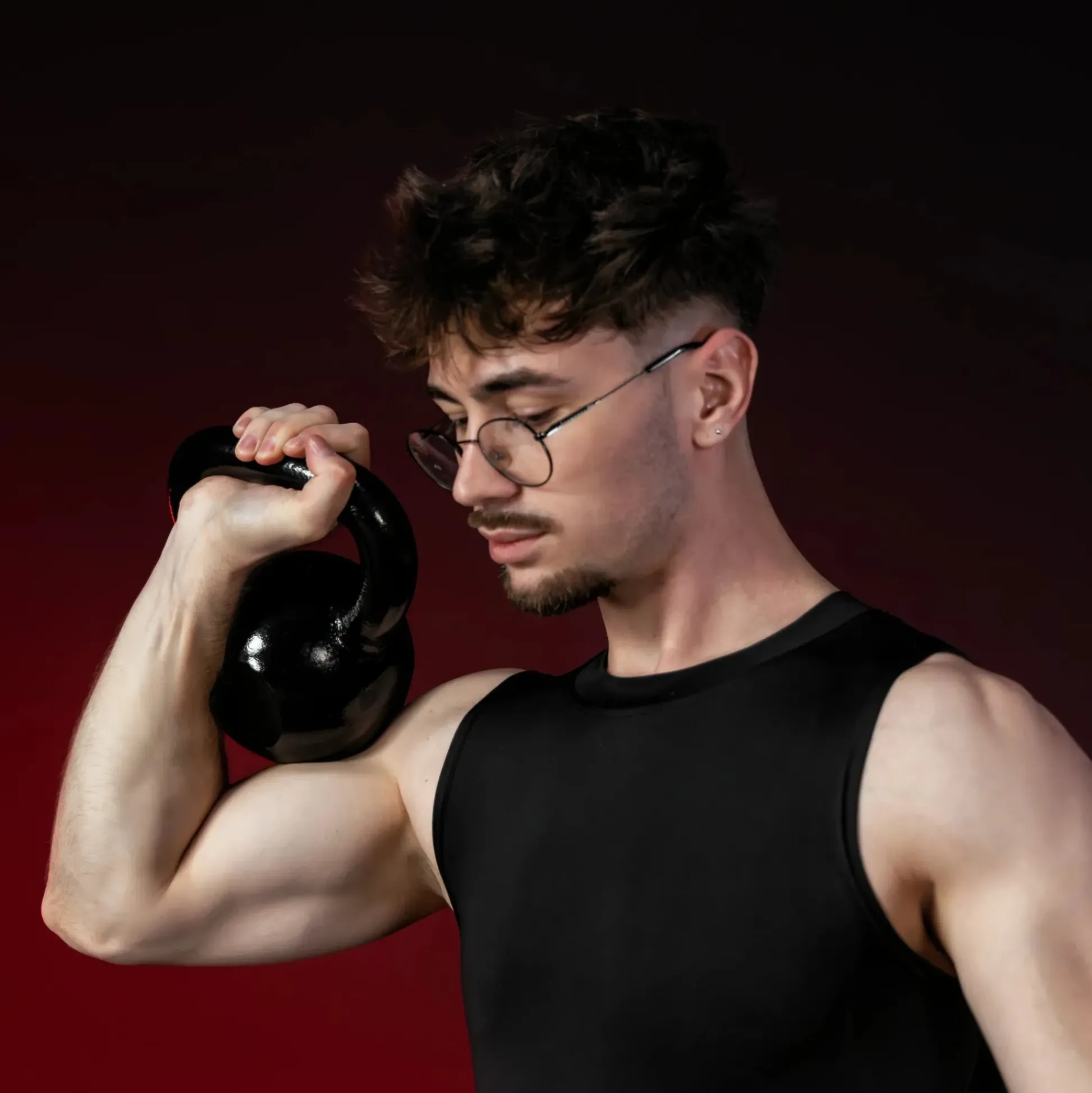 Gorilla Sports Kettlebell Gusseisen 2 - 32 kg Schwarz Outlet