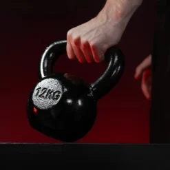 Gorilla Sports Kettlebell Gusseisen 2 - 32 kg Schwarz Hot