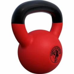 Gorilla Sports Kettlebell Gusseisen Neopren rot 2 - 32 kg Rot / Schwarz Discount