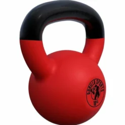 Gorilla Sports Kettlebell Gusseisen Neopren rot 2 - 32 kg Rot / Schwarz New