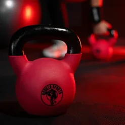 Gorilla Sports Kettlebell Gusseisen Neopren rot 2 - 32 kg Rot / Schwarz Best