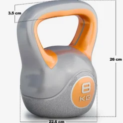Gorilla Sports Kettlebell Kunststoff grau 2 - 20 kg Verschieden Online