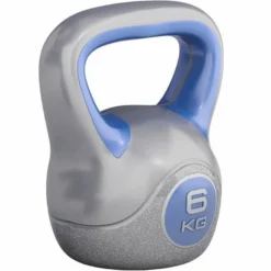 Gorilla Sports Kettlebell Kunststoff grau 2 - 20 kg Grau / Dunkelblau Hot