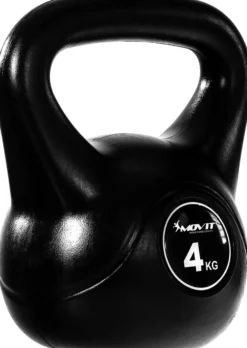 MOVIT Kettlebell Kunststoff 3 - 20 kg Schwarz Outlet
