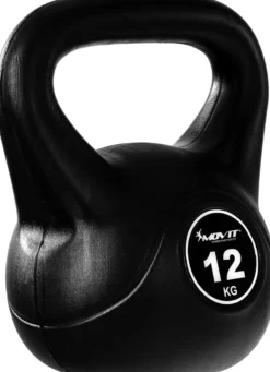 MOVIT Kettlebell Kunststoff 3 - 20 kg Schwarz Hot