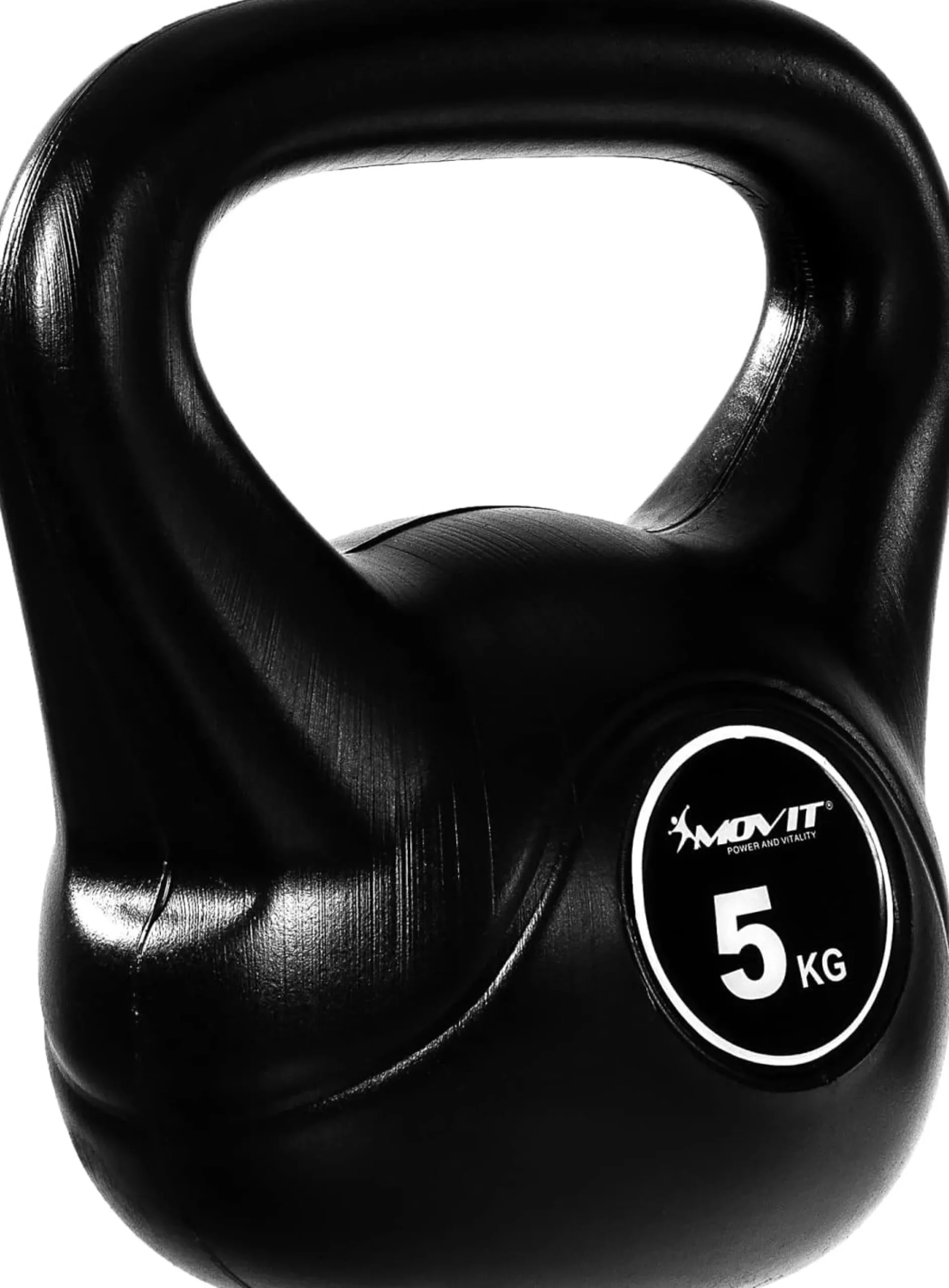 MOVIT Kettlebell Kunststoff 3 - 20 kg Schwarz Hot