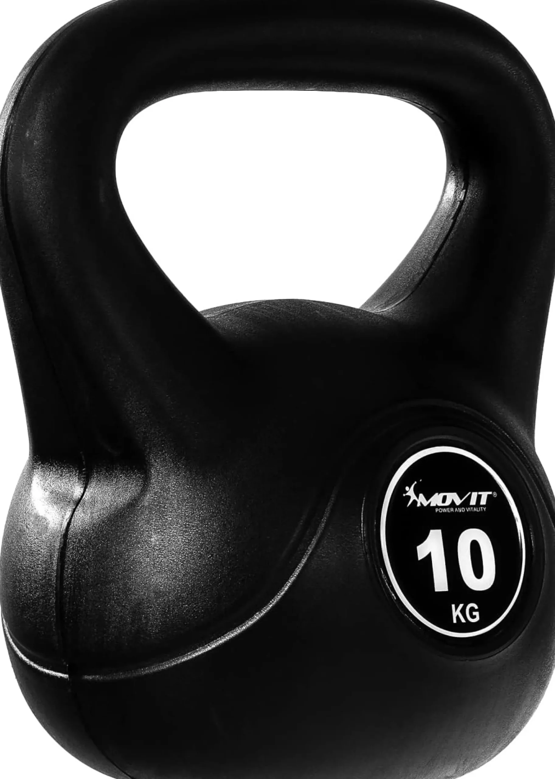 MOVIT Kettlebell Kunststoff 3 - 20 kg Schwarz Hot