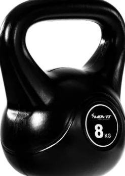 MOVIT Kettlebell Kunststoff 3 - 20 kg Schwarz Outlet