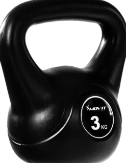 MOVIT Kettlebell Kunststoff 3 - 20 kg Schwarz Best