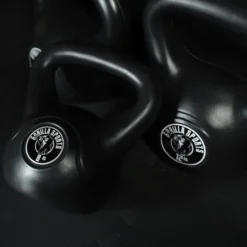 Gorilla Sports Kettlebell Kunststoff 2 - 20 kg Schwarz