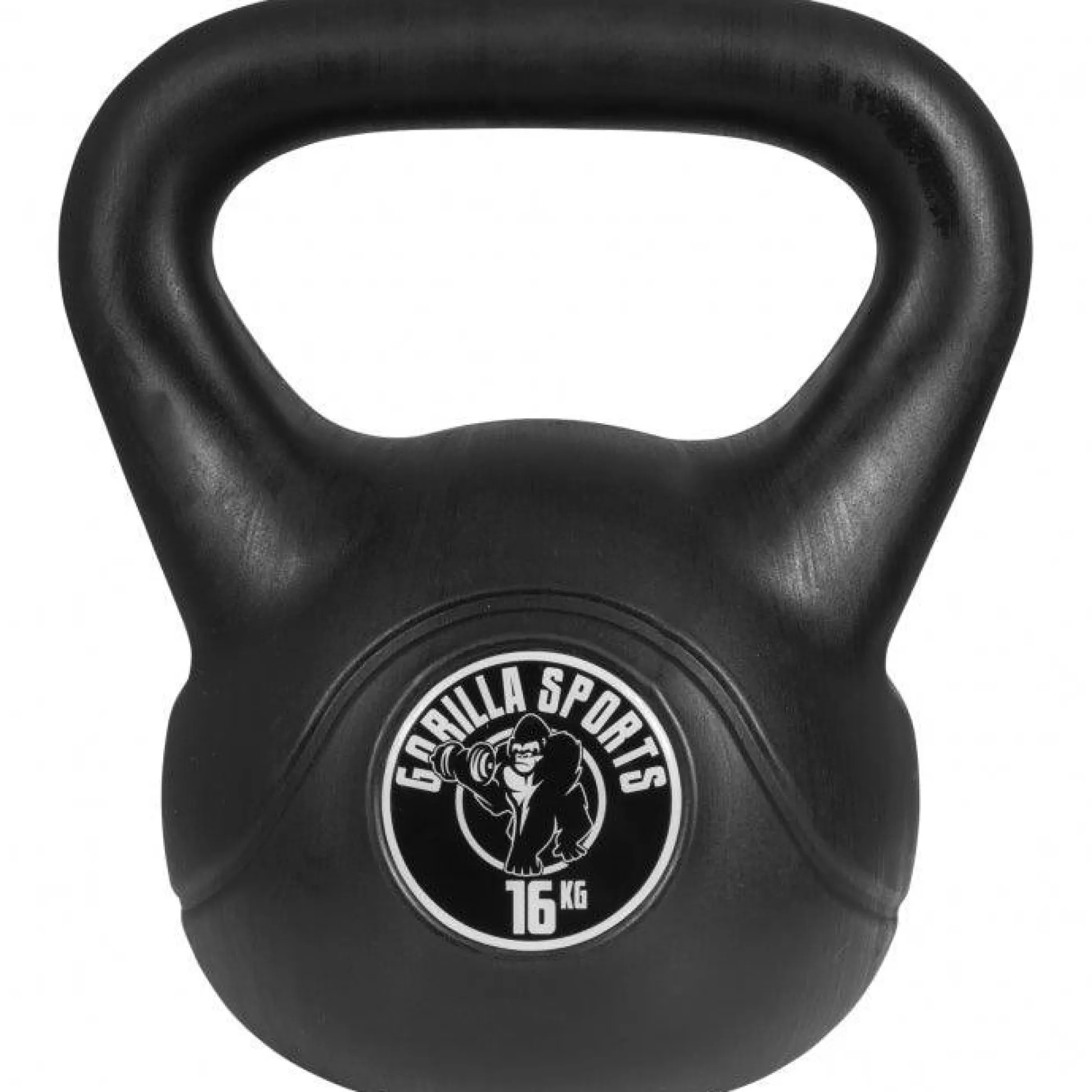 Gorilla Sports Kettlebell Kunststoff 2 - 20 kg Schwarz / Weiss Sale