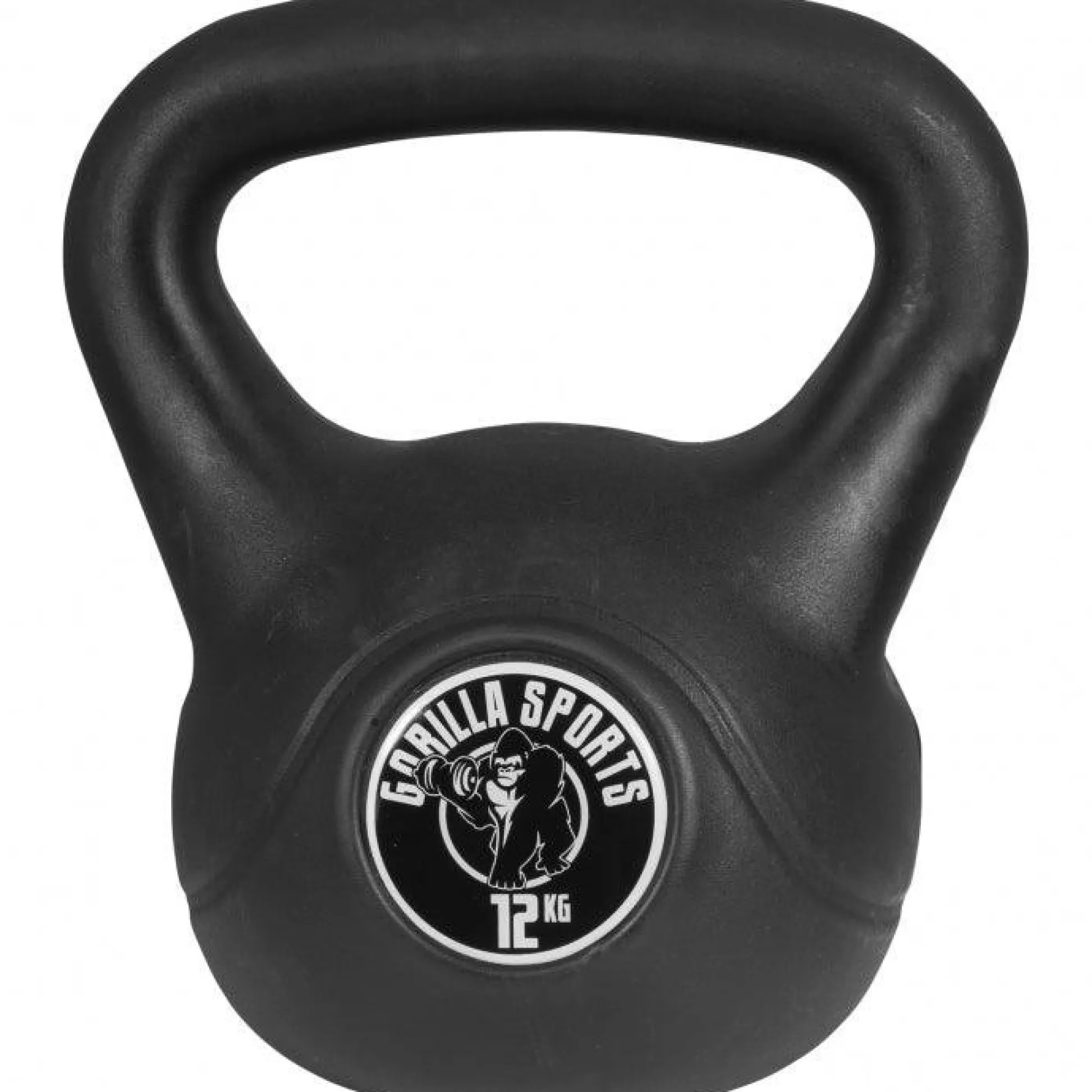 Gorilla Sports Kettlebell Kunststoff 2 - 20 kg Schwarz / Weiss New