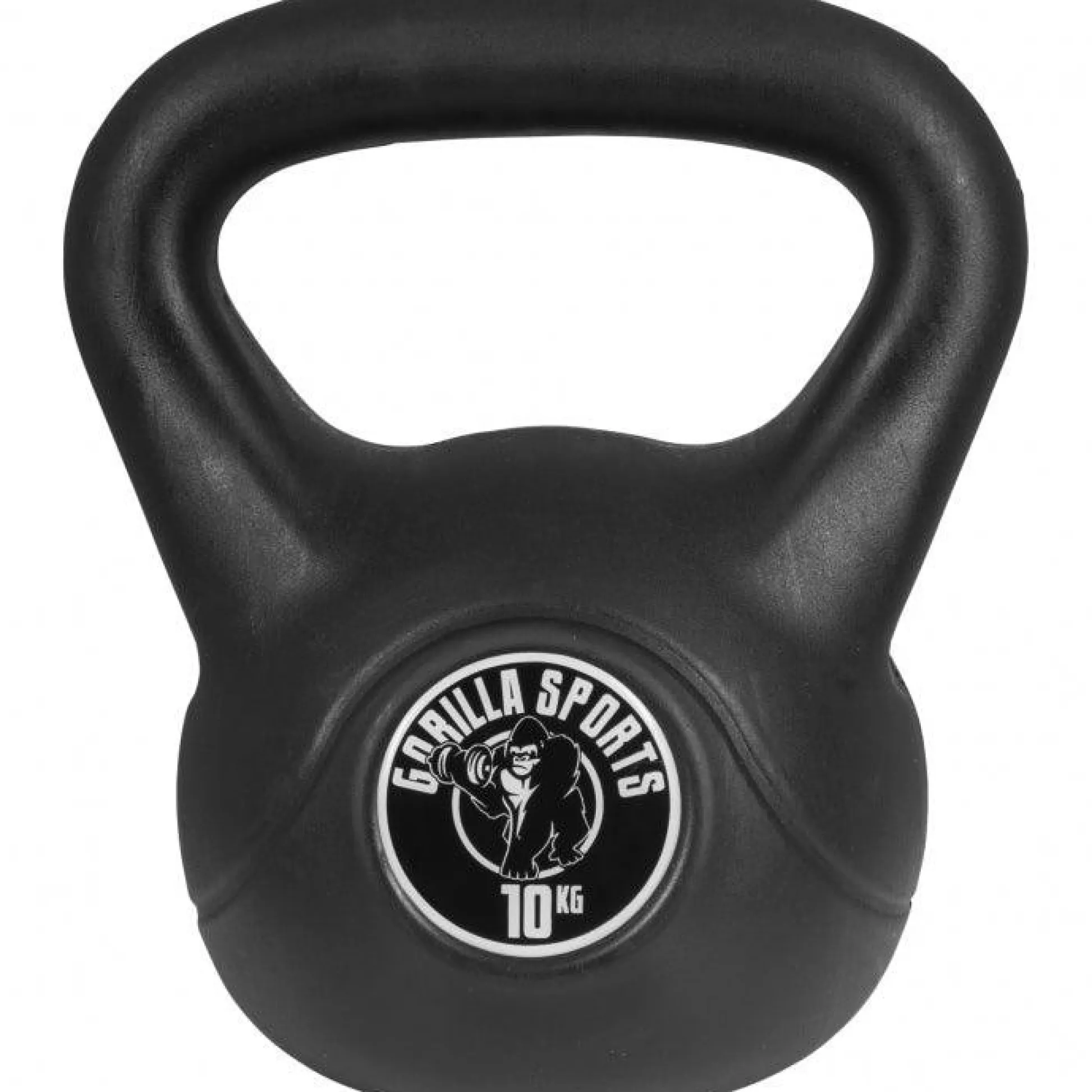 Gorilla Sports Kettlebell Kunststoff 2 - 20 kg Schwarz / Weiss New