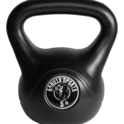 Gorilla Sports Kettlebell Kunststoff 2 - 20 kg Schwarz / Weiss New