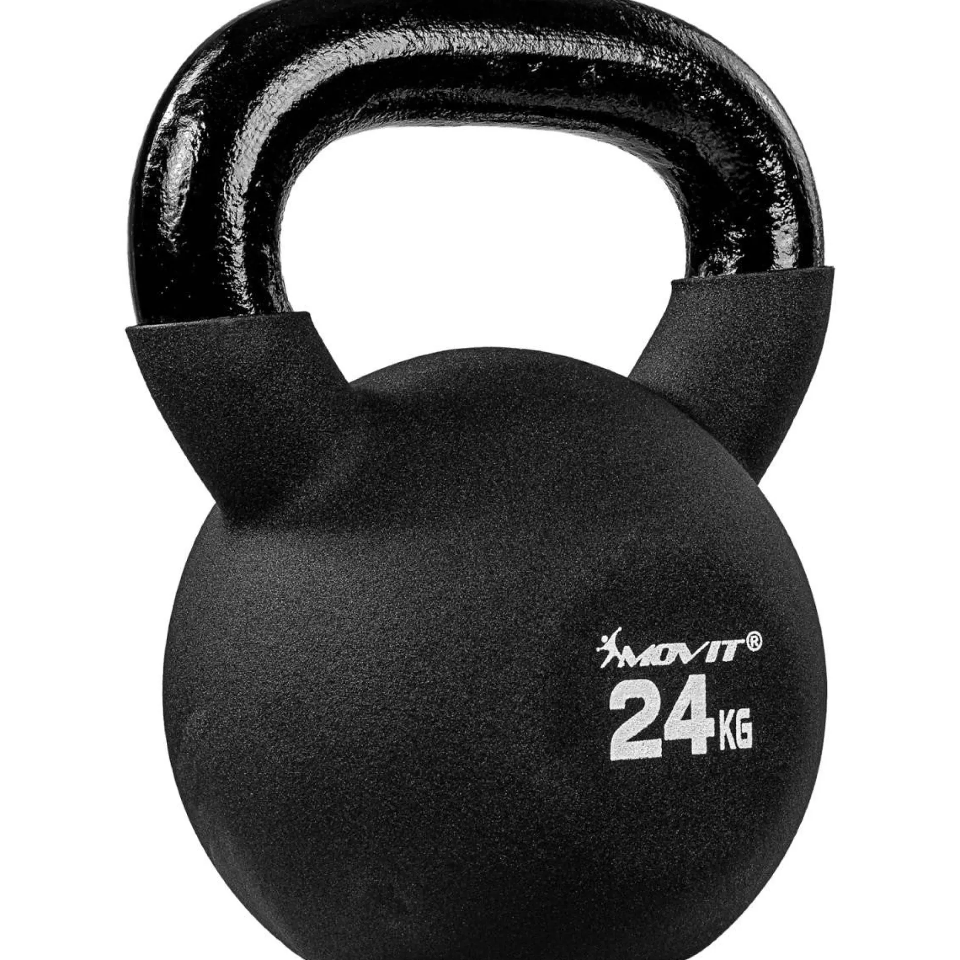 MOVIT Kettlebell Kunststoff 3 - 24 kg Schwarz Discount