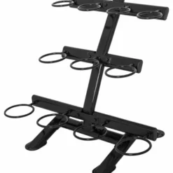 Gorilla Sports Kettlebell Ständer für 11 Kettlebells Schwarz Online