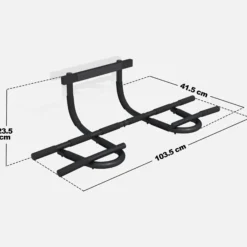 Gorilla Sports Klimmzugstange für den Türrahmen Multi Grip Schwarz Sale