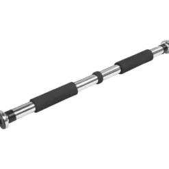 Gorilla Sports Klimmzugstange für den Türrahmen verstellbar Schwarz / Silber Hot