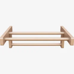 Physionics Klimmzugstange für Sprossenwand abnehmbar Natur Holz Hot