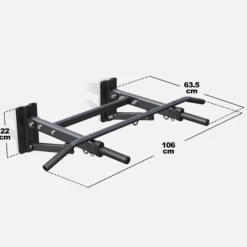 Gorilla Sports Klimmzugstange - 4in1 klappbar Schwarz Hot