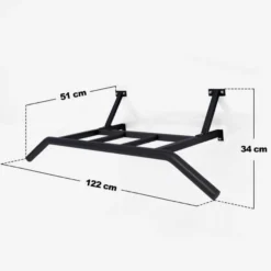 Gorilla Sports Klimmzugstange Multi Grip für die Wand Schwarz Sale