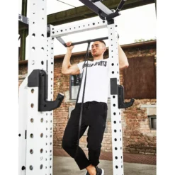 Gorilla Sports Klimmzugstange Set inkl, Resistance Band Schwarz / Rot Discount